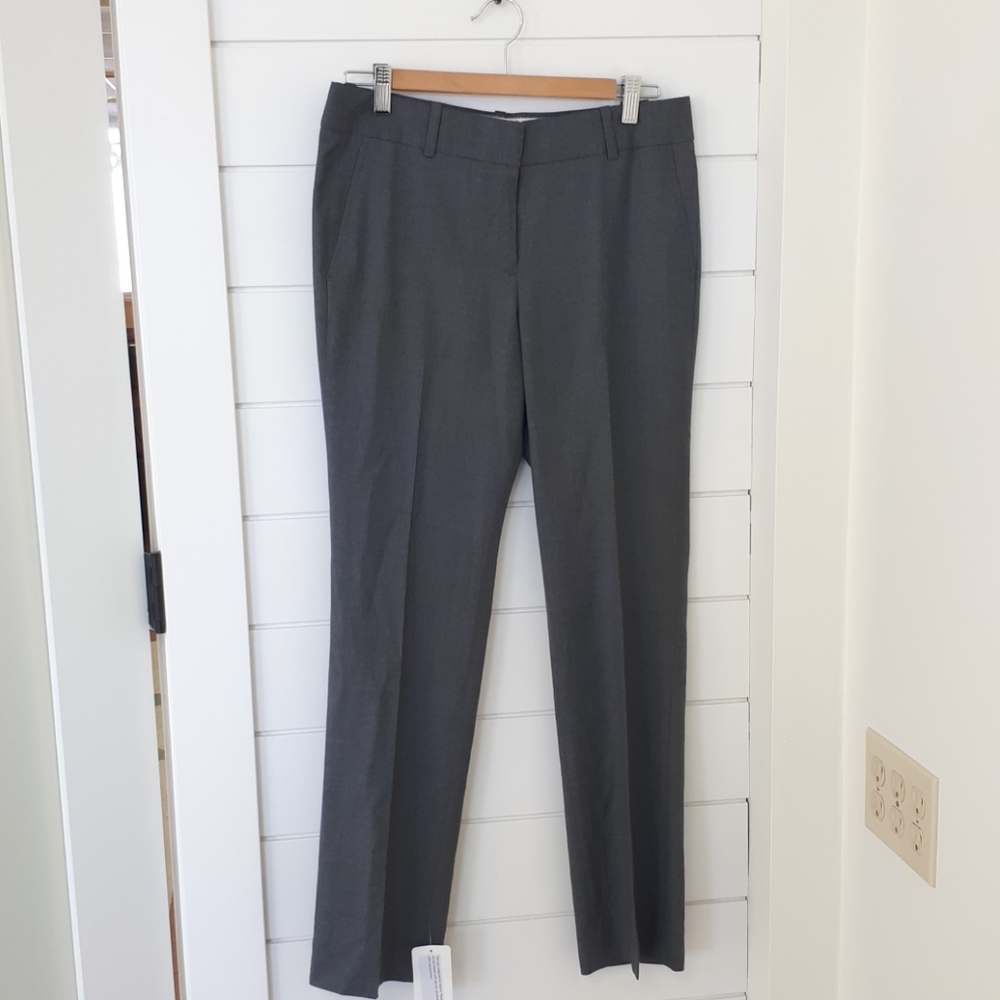 J.Crew  super 120's. Grey wool pants 8P